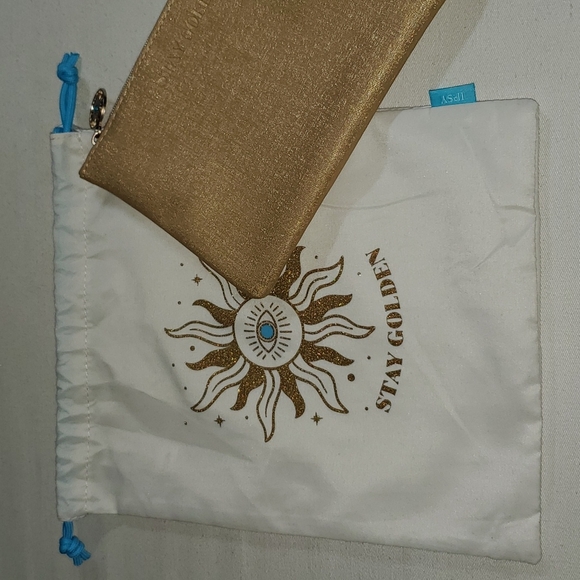 ipsy Handbags - 💞"Stay Golden" Matching Makeup Bags
